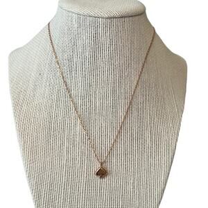 Kate Spade Everyday Spade Metal Mini Pendant Necklace Rose Gold